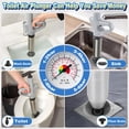 thumbnail image 4 of MORAVE Heavy Duty High Pressure Toilet Plunger, Toilet Auger Air Drain Blaster with Real-Time for Bathroom and Plumbing Clogs, 4 of 8