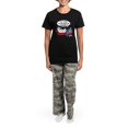 thumbnail image 4 of CafePress - Believe In Yourself Pajamas - Women's Short Sleeve Print T-Shirt and Pants Dark Cotton Pajama Set, 4 of 7