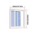 thumbnail image 3 of Agiferg Indoor Insect Fly Screen Curtain Mesh Mosquito Netting Door Window, 3 of 8