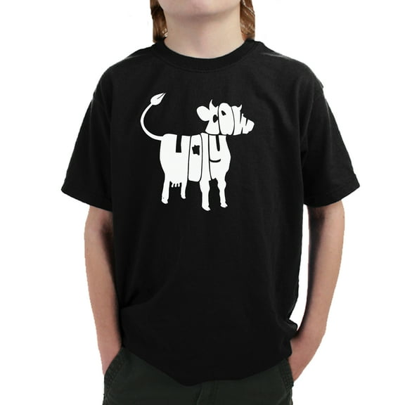 Boy's Word Art T-shirt - Holy Cow