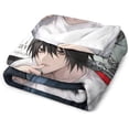 thumbnail image 3 of Death Note Blanket Soft Cozy Flannel Warm Throw Blanket Unique Gifts Room Decor Blanket 50"x40", 3 of 5