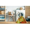thumbnail image 2 of Ahgly Company Machine Washable Indoor Square Transitional Orange Red Orange Area Rugs, 4' Square, 2 of 7