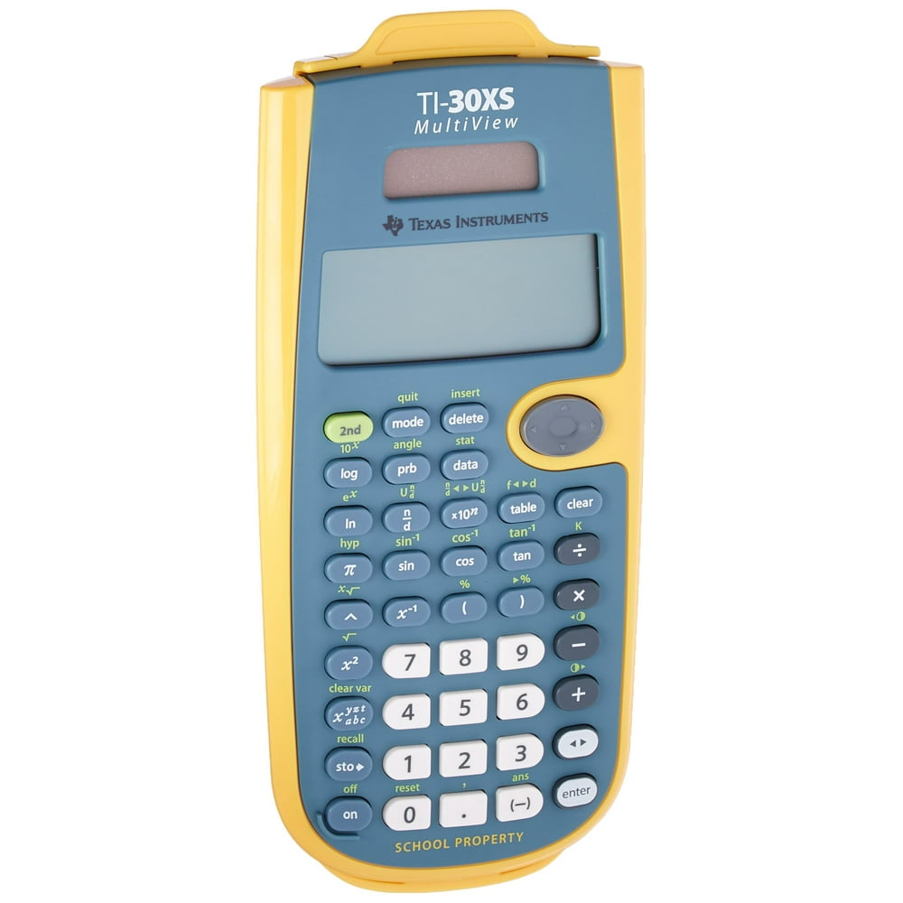 Texas Instruments TI30XS MultiView Scientific Calculator Yellow