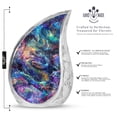 thumbnail image 2 of SUBSH Snake Cremation Keepsakes For Ashes - Urns For Human Ashes Large - Funeral Urns For Adult Ashes Men - Combo 1 Large & 2 Small - Urns For Human Ashes Husband - Cremation Urns For Women, 2 of 2