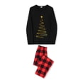 thumbnail image 5 of Pijamas navideños para la familia Pijamas navideños a juego para parejas Pijamas para bebés y niños Pijamas de manga larga, 5 of 5
