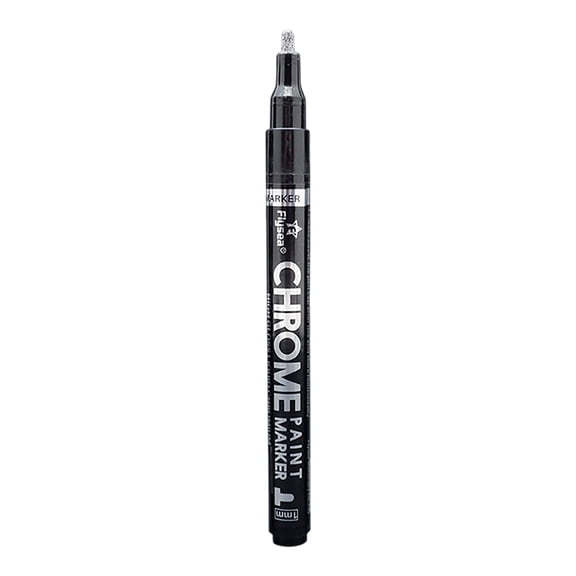 Metallic Marker Pen Fine Tip for Inscription Stone Metal Silver