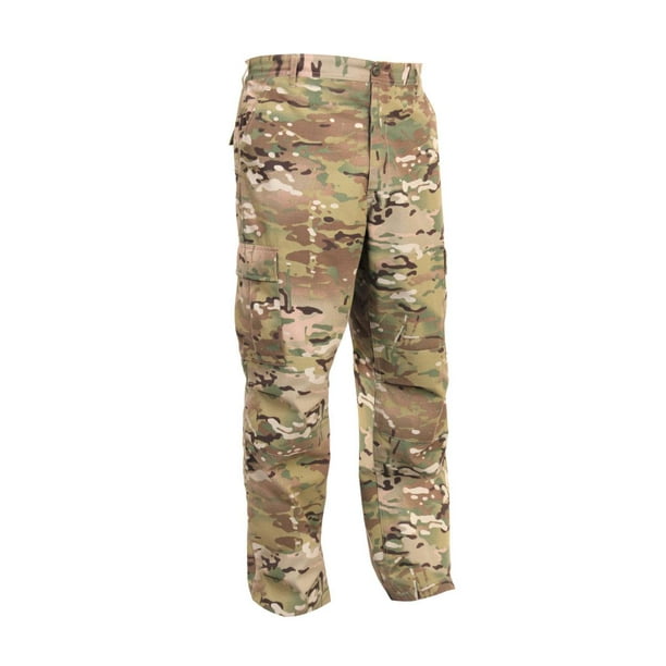 MultiCam Camouflage BDU Pants, Military Fatigues - Walmart.com ...