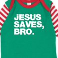 thumbnail image 4 of Inktastic Jesus Saves Bro Christian Boys or Girls Long Sleeve Baby Bodysuit, 4 of 5