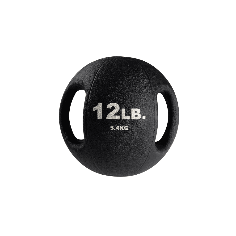 BSTDMB6 6lb BLack Dual Grip Medicine Ball