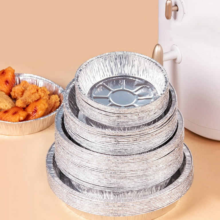Dropship 30pcs/set Air Fryer Disposable Aluminum Foil Liners; Non-stick Air  Fryer Liner; Round Tin Foil Pans; Safe Round Foil Pie Pans For Baking;  Storage to Sell Online at a Lower Price