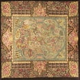 thumbnail image 1 of Ahgly Company Indoor Square Persian Brown Traditional Area Rugs, 5' Square, 1 of 4