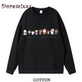thumbnail image 1 of Sudadera holgada de gran tamaño para mujer, sudaderas con capucha de nariz roja Rudolph, de algodón, de manga larga, jerséis informales para mujer, ropa Kawaii de Navidad, 1 of 5