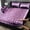 Pink, variant on Leopard Print Satin Fitted Sheet Set, Fashionable Classic Soft And Comfortable DeepPocket Breathable Bedding, 1 Fitted Sheet + 1/2 Pillowcases No Filling(Yellow,Twin)