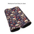 thumbnail image 4 of Hirioo Skull record rock for Mouse Pad ,Anti-Slip Base, Durable Stitched Edges, Perfect for Gaming, Office, and Home Use,16x35.5in, 4 of 9
