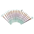 thumbnail image 4 of TKOOFN Diamond Makeup Brush Set, 20 Pieces, 4 of 5