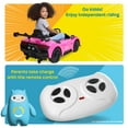 thumbnail image 6 of Kidzone 12V Ride On Car for Kids,Licensed Maserati GT2 Electric Battery Powered Sports Car Toy w/ Remote Control & Manual Drive, LED Lights, Bluetooth & USB & AUX Port - White, 6 of 7