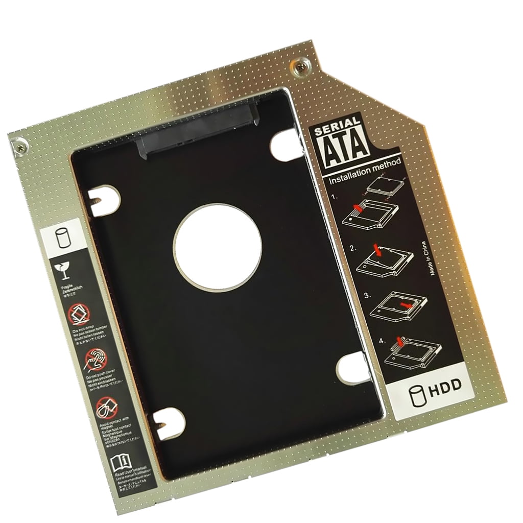 lionlar 9.5mm Universal 2nd HDD SSD for CD/DVD-ROM Optical Bay