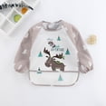 thumbnail image 1 of Camisa de pintura impermeable para niños, babero de alimentación para bebés, delantal de pintura impermeable para niños, bata de arte para niños, tecnología innovadora, 1 of 1