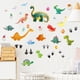 thumbnail image 1 of Un conjunto de pegatinas de pared de dinosaurios de dibujos animados, pegatina de pared, decoración Mural para dormitorio, sala de estar, oficina TUNC  Sencillez, 1 of 5