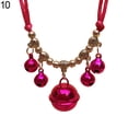 thumbnail image 2 of Flmtop Pet Party Chien Chat Multi-Bells Pendentif Collier Approvisionnement Cou Décoration Rose Rouge, 2 of 9