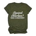 thumbnail image 2 of Pompotops T-Shirt Décontracté à Manches Courtes pour Femmes avec Imprimé Lettre, 2 of 7