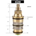 thumbnail image 4 of Shower Mixer Valve Bar Repair Kit Intelligent Thermostatic Valve Core, 4 of 5