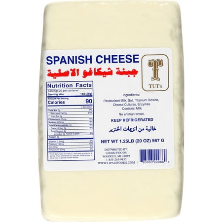 Tut's Spanish Cheese 1.25 lb