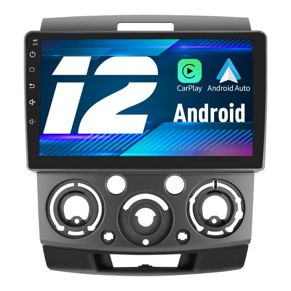 Awesafe Android 12 32GB Car Radio Compatible for Ford Ranger 2006-2011, 9 Inch Car Radio with GPS Bluetooth FM WiFi USB, Built in SWC, Wireless Carplay/Android Auto