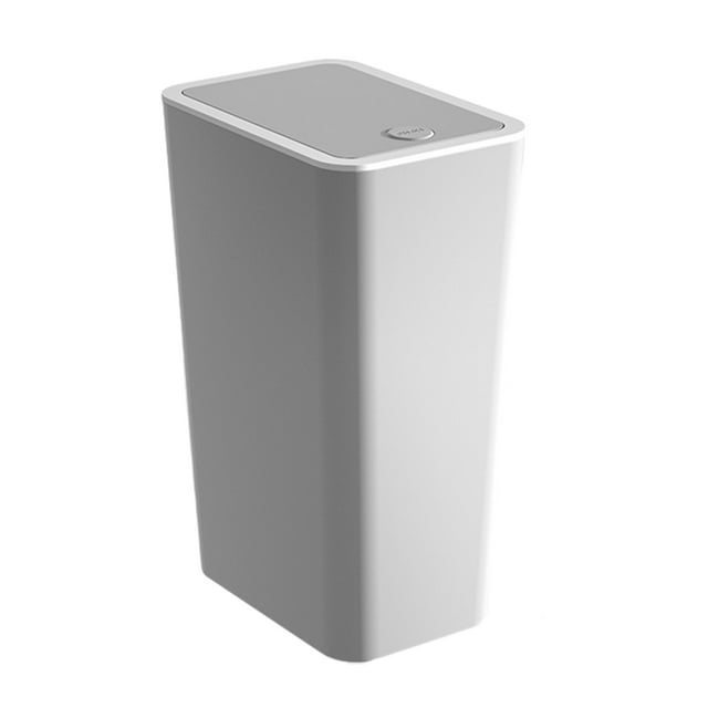 Maytalsory Convenient To Trash Can Easy-to-Handle Garbage Bin For Effortless Disposal gray G2531(12L)