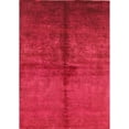 thumbnail image 1 of Ahgly Company Machine Washable Indoor Rectangle Industrial Modern Ferrari Red Area Rugs, 8' x 12', 1 of 7