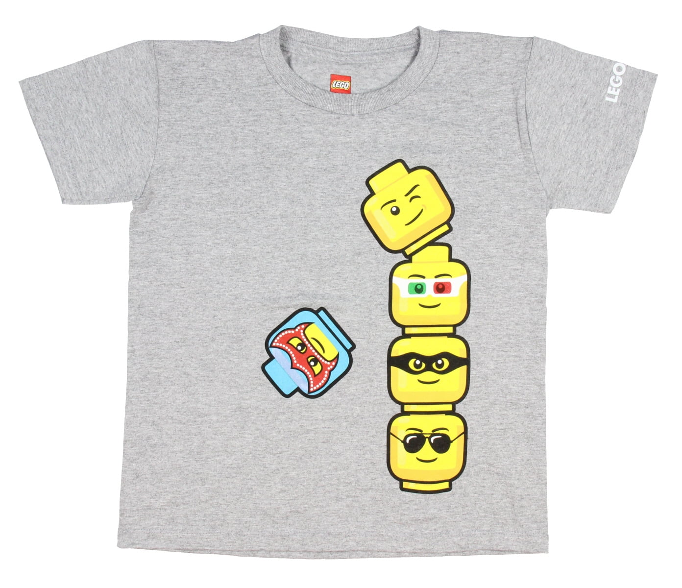 Lego Boys' Legoland Luchador Figure Heads Tower T-Shirt (14/16) - Walmart.com