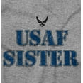 thumbnail image 2 of US Air Force USAF Sister Proud Sis Women's Plus Size Shirt Brisco Brands 3X, 2 of 5