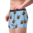 thumbnail image 4 of Junzan German Shepherd Puppy Mens Underwear Boxer Briefs For Men’s - X-Large, 4 of 9