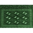 thumbnail image 1 of Ahgly Company Indoor Rectangle Persian Emerald Green Traditional Area Rugs, 7' x 9', 1 of 4
