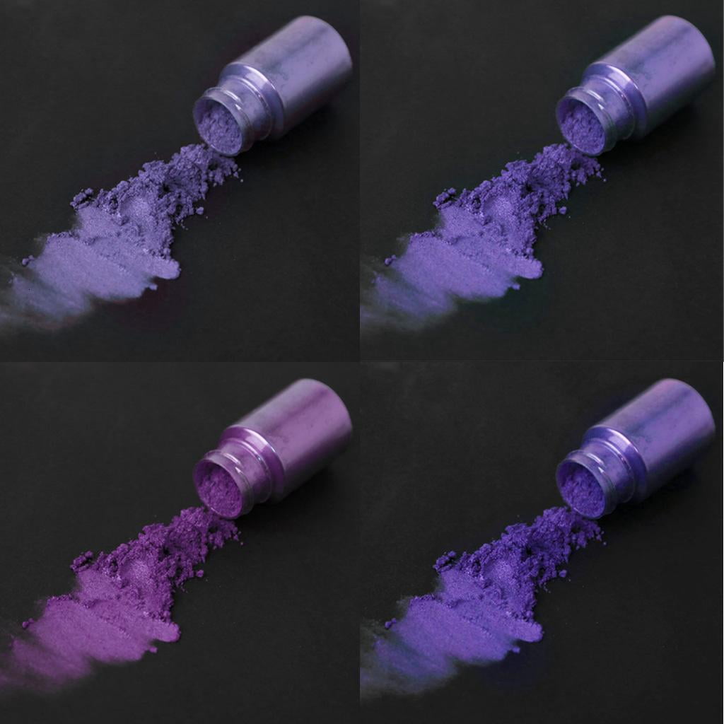 Osdhezcn 50 Colors Shift Mica Powder for Epoxy Resin Fine Glitter Powder Pigment Powder for Resin Nail Art Slime Craft Decors