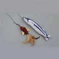 thumbnail image 3 of Funny Chat Chaton Bâton Plume Poisson Teaser Fil Chasse Jouet Interactif, 3 of 5