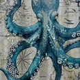 thumbnail image 5 of Orinice  Octopus Bathroom Sets with Shower Curtain and Rugs and Accessories, Nautical Teal Shower Curtain Sets, Beach Sea Ocean Shower Curtains for Bathroom,Summer Bathroom Decor  60x72, 5 of 7