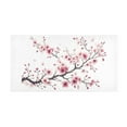 thumbnail image 2 of Bath Mat Soft Plush Non-Slip Absorbent Bathroom Rugs 39"x20" Oriental Cherry Flowers, 2 of 8