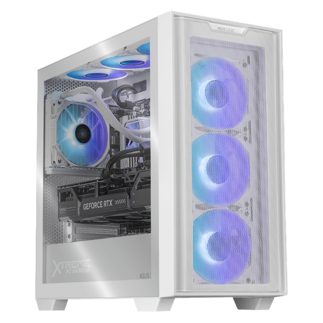 Xtreme PC Gaming ASUS Geforce RTX 5070 AMD Ryzen 7 9700X 32GB DDR5 SSD 1TB Sistema Liquido WIFI White PBA