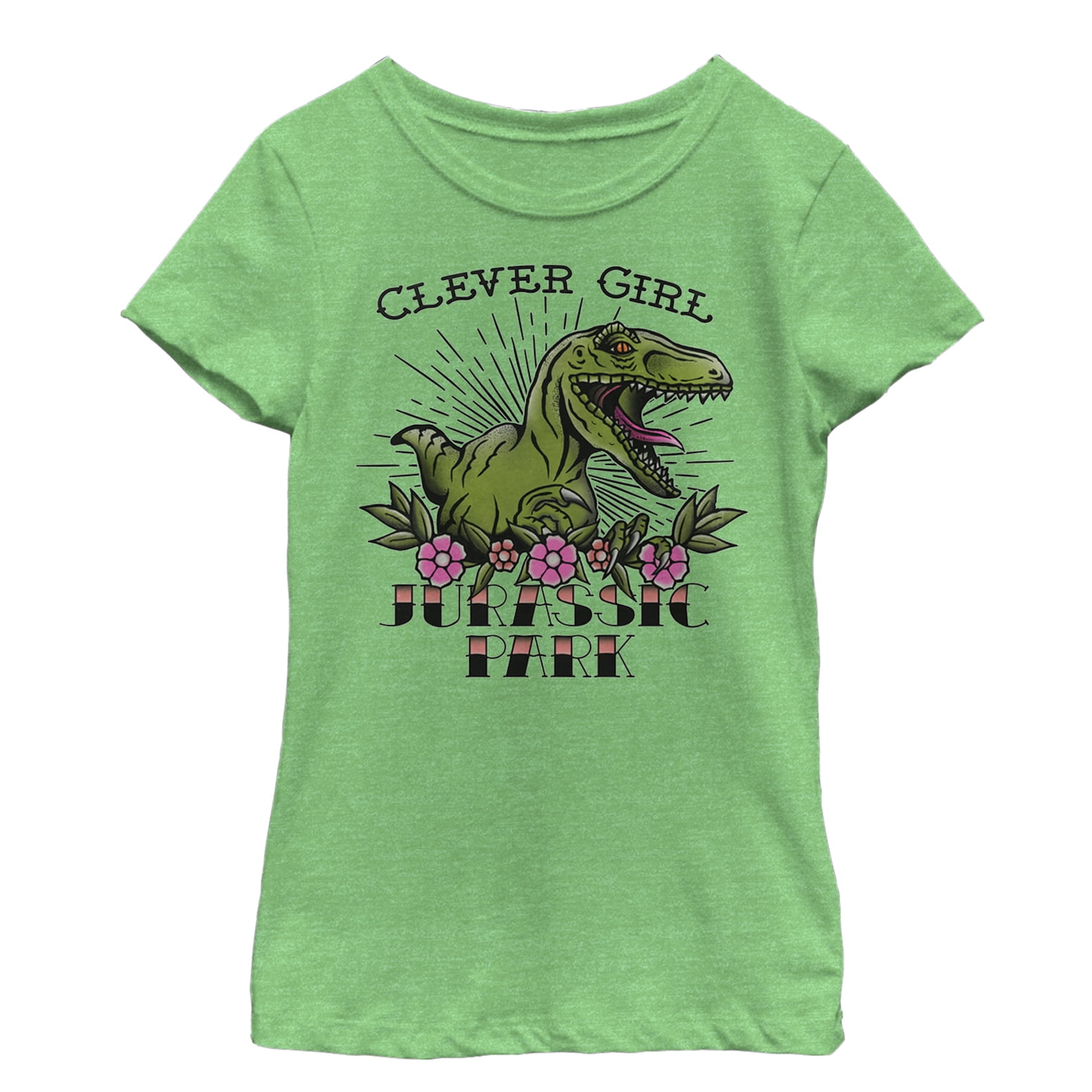 Jurassic Park - Girl's Jurassic Park Clever Girl Tattoo T-Shirt ...