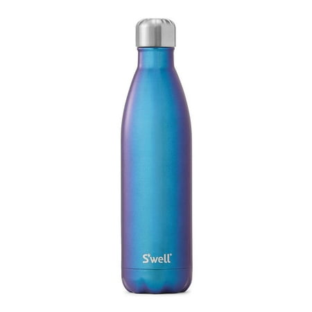 

S well 25 oz Purple Galaxy and Neptune Blue Vacuum Insulated Stainless Steel Water Bottle with Wide Mouth and Screw Cap