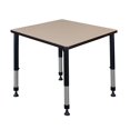 thumbnail image 1 of Regency TB3030BEAPBK 30 Po Table de Classe Réglable en Hauteur Carrée&44; Beige, 1 of 5
