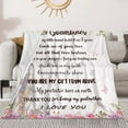 thumbnail image 3 of Godmother Blanket Godmother Gifts from Godchild - Christian Gift for God Mother Ultra Soft Flannel Throw Blanket for Bed Sofa 60''''x50'''', 3 of 6