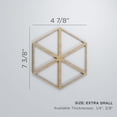 thumbnail image 3 of Ekena Millwork 7 3/8"W x 8 1/2"H x 1/4"T Extra Small Pendleton Decorative Fretwork Wood Wall Panels, Alder, 3 of 18