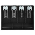 thumbnail image 1 of Qiilu Cash Drawer Register Insert Tray Replacement Cashier Four Box with Metal Clip, Cash Register Insert Tray, Cash Register Insert, 1 of 8