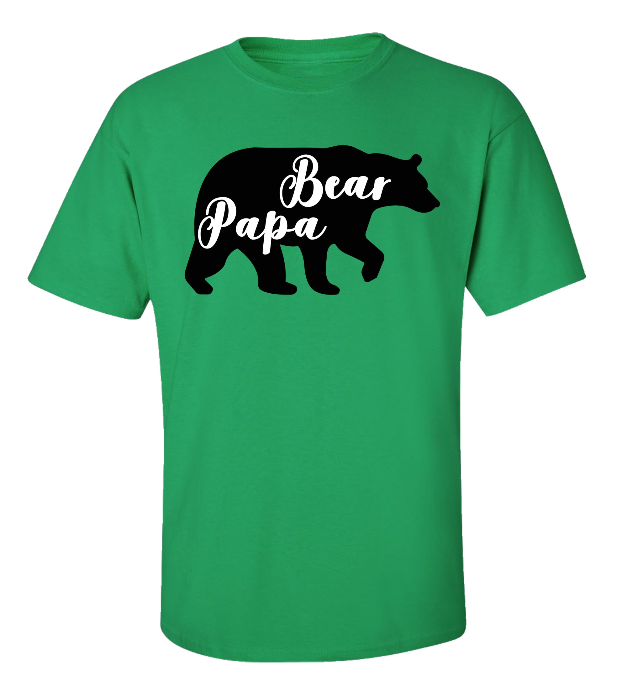 Father's Day Papa Bear Short Sleeve Tee Shirt Charcoal - Bild 11 von 33