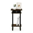 thumbnail image 2 of Furinno 17017 Turn-N-Tube Tall End Table with Bin, Amber Pine/Black/Black, 2 of 5