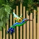 thumbnail image 2 of Escultura de colibrí de metal para pared, adorno de pájaros en 3D para decoración de patio y valla. C, 2 of 8