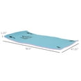 thumbnail image 3 of HOMCOM Tapis Flottant 7,5 X 4 Pi, Tapis Flottant Nénuphar Tapis d'Eau, Bleu, 3 of 9