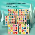 thumbnail image 4 of Lttoisl Kids Educational Learning Puzzle Set, Alphabet Letters Numbers & Geometric Shapes Activity Toy for Early Cognitive Development, English Language Preschool Fun, 4 of 8